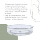 Organizador Cosméticos Porta Maquiagem Acrílico Giratório