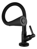 Torneira Gourmet Cozinha Mesa Bancada Pia Flexível Preta Abs Preto