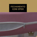 Capa De Colchão Solteiro Poliester Malha Gel Gramatura 55 Cor Preto Desenho Do Tecido Liso