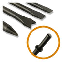 Martelete Pneumatico Rebarbador Com 4 Ponteiras - Potente Cor Preto PNW150MT