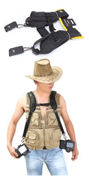 Alça De Ombro Dupla Greika Com Engate De Segurança Câmera