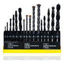 Jogo De Brocas Para Madeira Concreto Metal Videa Furadeira