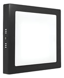 Plafon Painel Led Preto Sobrepor 20x20 Luz Branco Frio 6500k