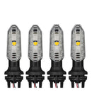 Kit 4 Pisca Seta Led Cb 250 Twister  Cg Titan 160 150 Preto Esquerdo/direito