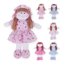 Gulu Boneca De Pano Menina Vestido Estampas Sortidas