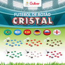 Jogo Futebol De Botão Cristal Gulliver 6 Seleções Time Mundo