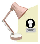 Luminária Moderna Articulada Mesa Abajur Quarto Escritório