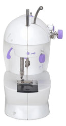 Mini máquina de costura reta CounterTech FH-SM202 portátil branca