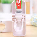 Dispenser Creme Dental + Porta Escova Suporte Para 5 Escovas