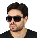 Óculos Masculino Steampunk Com Proteção Na Later Preto degradê