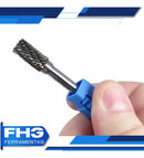 Lima Rotativa Cilíndrica Metal Duro 10mm X 20 Haste 1/4