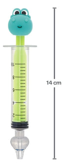 Buba, Lavador Nasal Seringa Silicone Dino - Verde