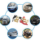 2 Conector Terminal Bateria Dourado Bateria C/ Engate Rápido Carro Par