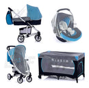 Mosquiteiro Portátil Capa Tela Universal Para Carrinho Bebe Cor Única