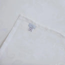 Toalha De Mesa Impermeável 6 Lugares 1,40x2,10m Jacquard Cor Medalhão - Branco