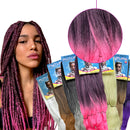Jumbo Future 330g Crespo Para Tranças Box Braids Ombre Rosa