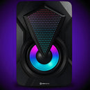 Caixinha De Som Para Pc Com Entrada P2 Usb Led Cor Preto Marca Eduimports