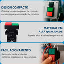 Botao Comando Duplo S/ Iluminação Liga Desliga 1na+1nf - 1un