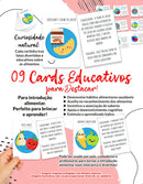 Cesta de Frutas e Legume Infantil Piquenique Cestinha com 44 Pçs Pica Pau