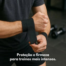 Kit Com 5 Unidades Atadura Elástica Bandagem Adesiva Hoppner Cor Preto