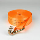 Cinta Com Catraca De Amarração 9 Metros Para Cargas 3 Ton Cor Dourado E Laranja