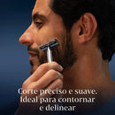 Aparelho de Barbear Clássico King C. Gillette + 5 Lâminas de Barbear