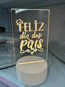 Luminaria Led De Escrever Com Caneta Lousa Quadro Mesa Anotações