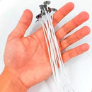 Pavio Especial P/ Velas 22cm Pacote C/ 100 Unidades Fino 1,5mm