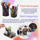 Kit Organizador De Mesa Aramado Para Escritório Porta Caneta