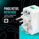 Kit 2 Adaptador Tomada Universal Para Viagens Internacional Funciona Em +150 Países Argentina Chile Peru Europa Estados Unidos China Japão Austrália Buenos Aires Gudeltec