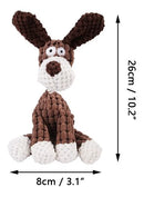 Pelúcia Pet Com Corda Com Nó Brinquedos Interativos Cães Top Desenho Burro Marrom