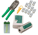 Alicate De Crimpar Rj45/11/9+testador Rj45/11+decapador+10rj