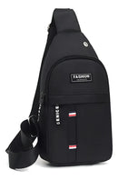 Bolsa Tiracolo Pochete Masculina Transversal Ombro Cor Preto