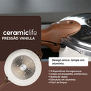 Brinox Pressure Panela de Pressão Revestimento Cerâmica Indução 4,2L cor Vanilla