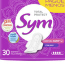 Absorvente Total Protect Suave Com Abas 30 Unidades Sym
