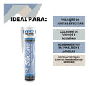Silicone Acético Transparente Cola Vedação Tek Bond