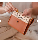 Porta Comprimidos Organizador de Suplementos e Remédios Semanal 7 Compartimentos Semanal e Diário - Tamanho Médio Pilbox Liberty Cor Castanho