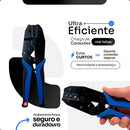 Alicate Crimpar Prensa Conector Terminal Pré-isolado Não-isolado 0,5mm² Até 6mm² T7