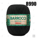Barbante Barroco Maxcolor Nº 6 400g 452mts Cor 8990 - PRETO
