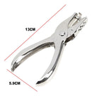 Alicate Furador Perfurador 1 Furo Papel Escritório Cor Alumínio Forma da perfuração Redonda