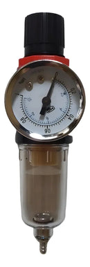 Filtro De Ar Para Pintura C Regulador Pressão 1/4 Compressor