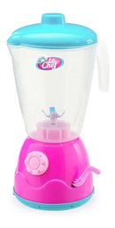 Kit Liquidificador Infantil Gira Manivela Acessórios Le Chef Rose e Azul Usual Brinquedos