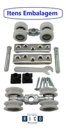 Roldana Concava Rodizio 4r Porta Correr Madeira 80kg Stanley