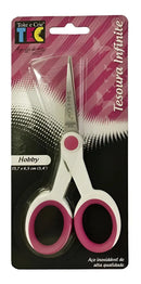 Tesoura Hobby Infinite Scrapbook Decoupagem 14cm Toke Crie