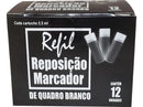 Refil Recarga Para Marcador De Quadro Branco Caixa C/ 12 Un. Cor da tinta Preto