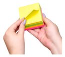 Bloco Adesivo Colorido 76x76mm Jocar 400 Fls Neon Post It
