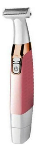 Depilador Aparador De Pelos Feminino Axilas Pernas Virilha Cor Rosa