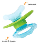 Chupeta Mordedor Massageador De Gengiva Bebê 5822 - Buba Cor Azul