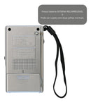 Radinho Fm Pilha Presente Pai Vô Portátil Pequeno Bo Preto 5V