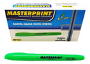 12 Unidades Caneta Marca Texto Masterprint Verde Premium